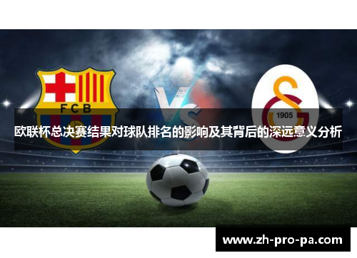 欧联杯总决赛结果对球队排名的影响及其背后的深远意义分析